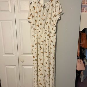 Forever 21 Floral Jumpsuit Size 2X